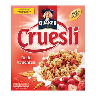 Quaker Cruesli red fruit