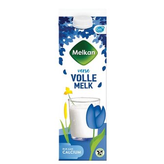 Melkan Verse volle melk 1 liter