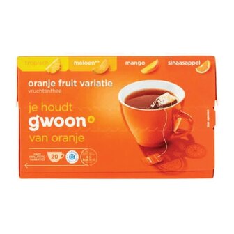 Gwoon Thee Variatie Fruit Oranje 30gr