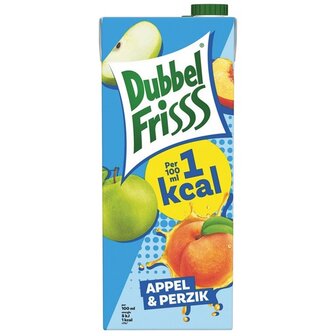 DubbelFrisss appel perzik 1 kcal