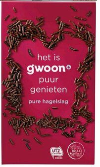 Gwoon Chocoladehagel Puur 