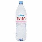 Evian water 1,5ltr