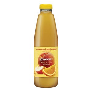 Gwoon Vruchtendrank sinaasappel perzik appel 1 ltr