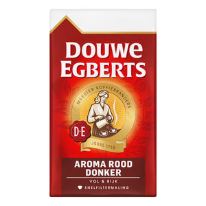 Douwe Egberts Aroma Rood Donker Snelfilter 250gr