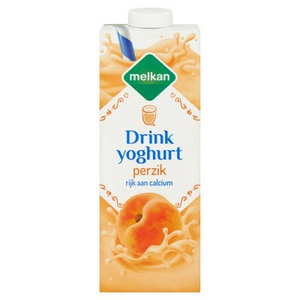 Melkan drinkyoghurt Perzik 1ltr